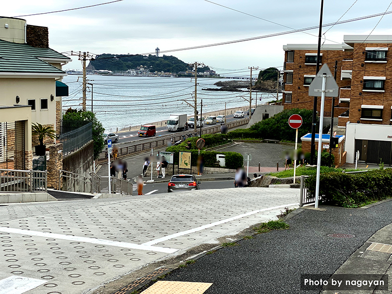 鎌倉高校前駅付近の踏切